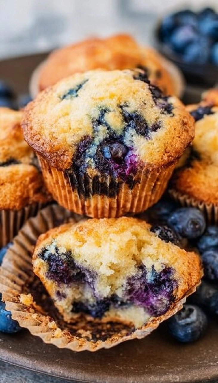 Blueberry Yogurt Muffins