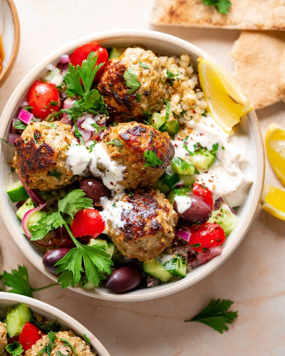 Greek Turkey Meatballs