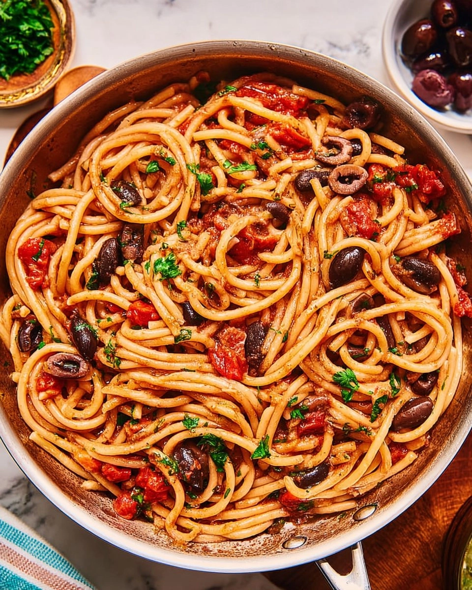 Pasta Puttanesca 92 Pasta Puttanesca