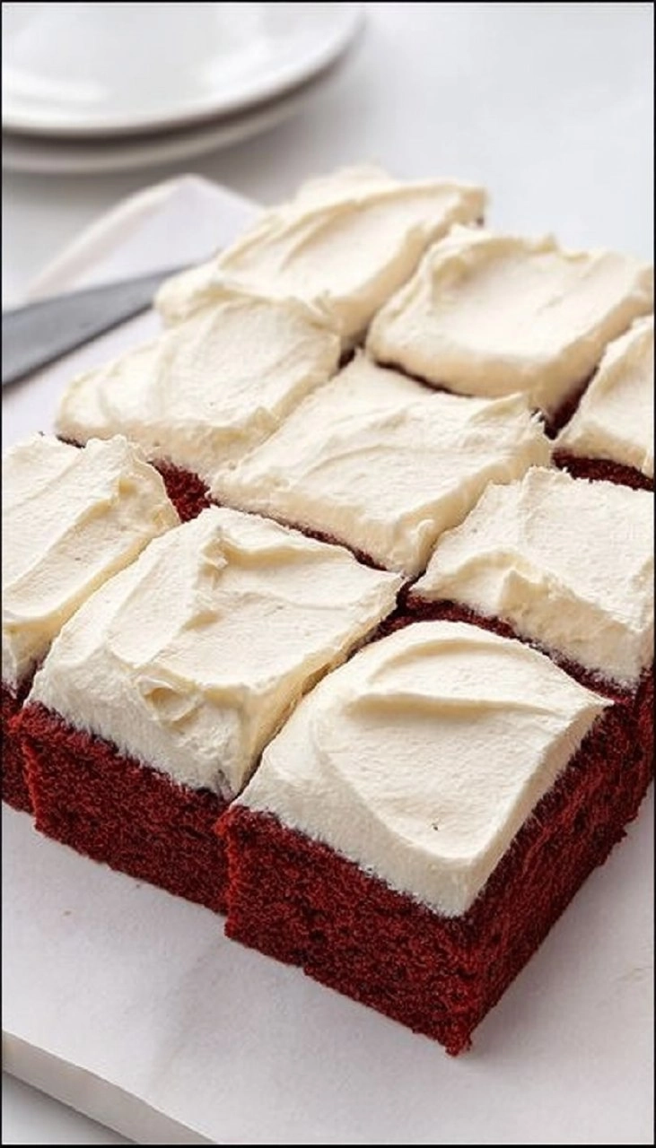 Red Velvet Sheet Cake