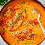 Roasted Red Pepper Skillet Chicken 82 Roasted-Red-Pepper-Skillet-Chicken-Recipe
