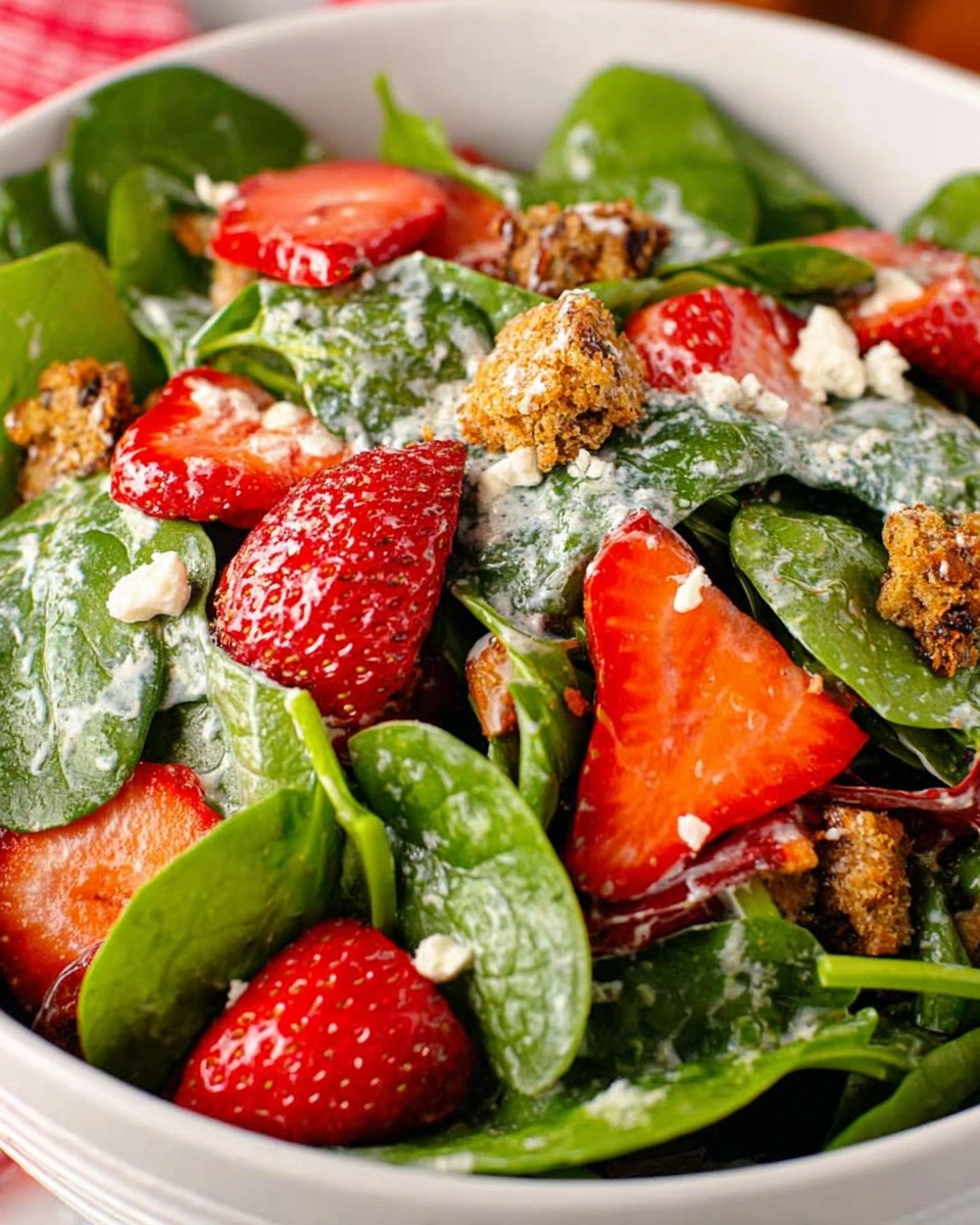 Strawberry Spinach Salad
