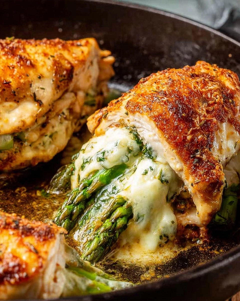 Asparagus Stuffed Chicken Breast