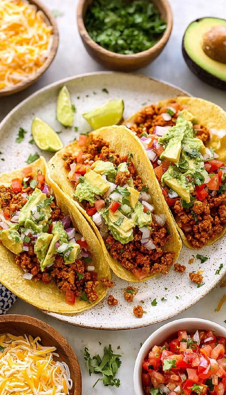 Ground Chicken Tacos