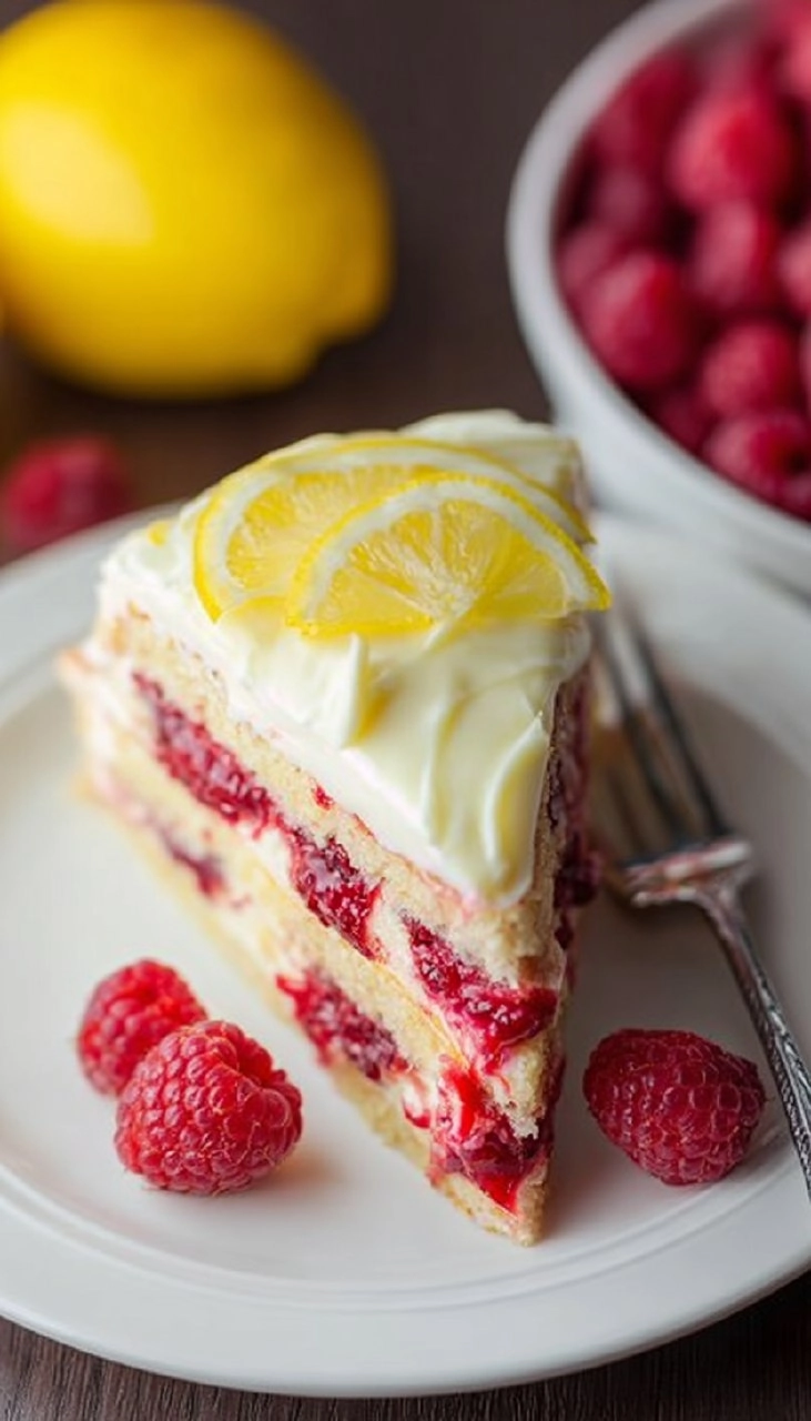 Lemon Raspberry Cake