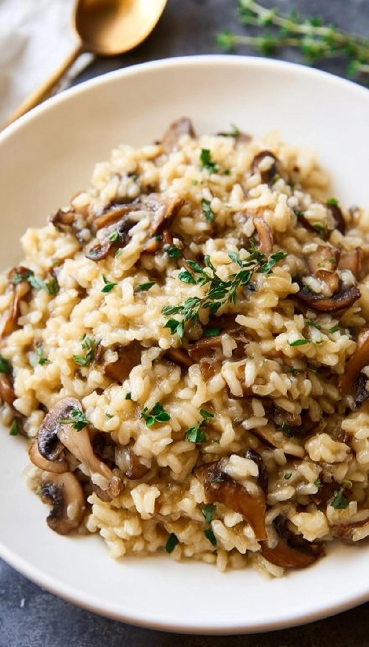 Mushroom Risotto 117 Mushroom Risotto