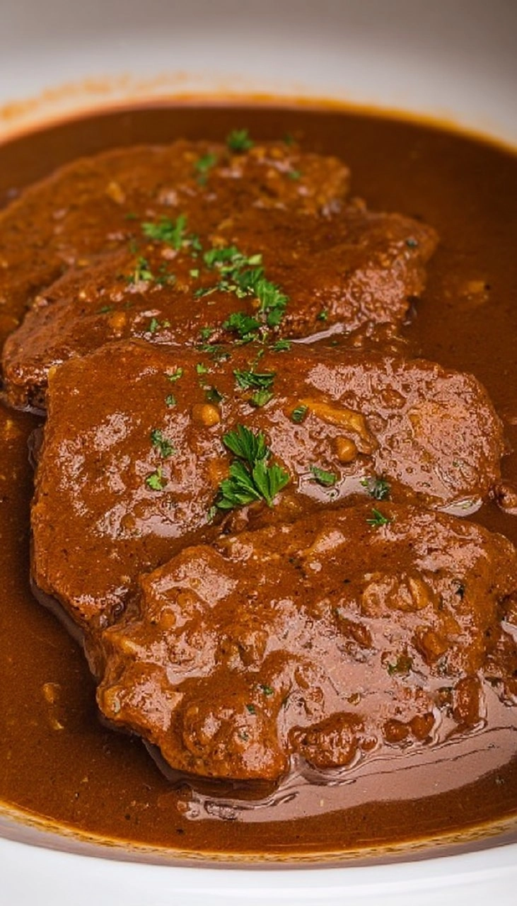 Slow Cooker Cube Steak