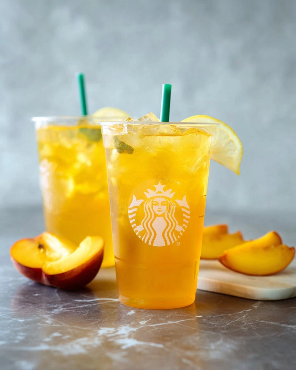 Starbucks Iced Peach Green Tea Lemonade 32 Starbucks Iced Peach Green Tea Lemonade