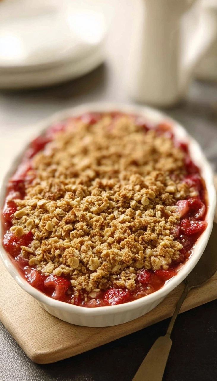 Strawberry Rhubarb Crisp