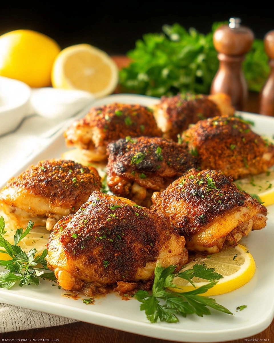 Baked Chicken Thighs