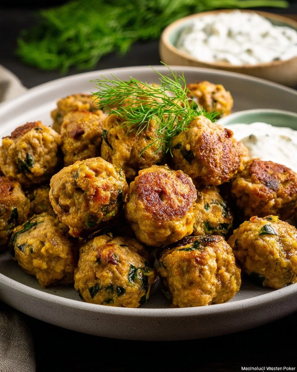 Greek Chicken Meatballs