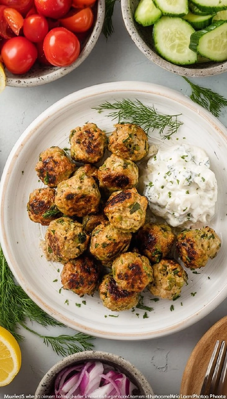 Greek Chicken Meatballs