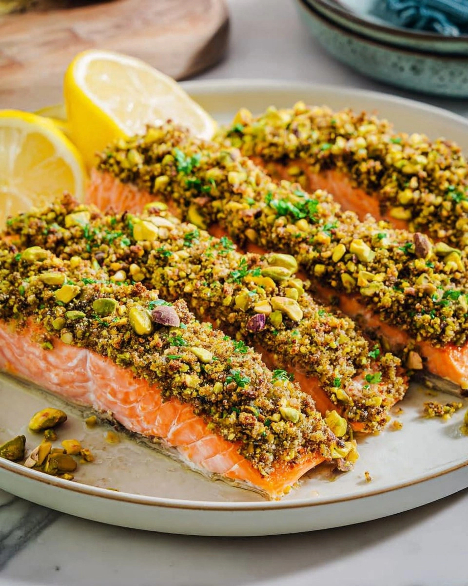 Pistachio Crusted Salmon