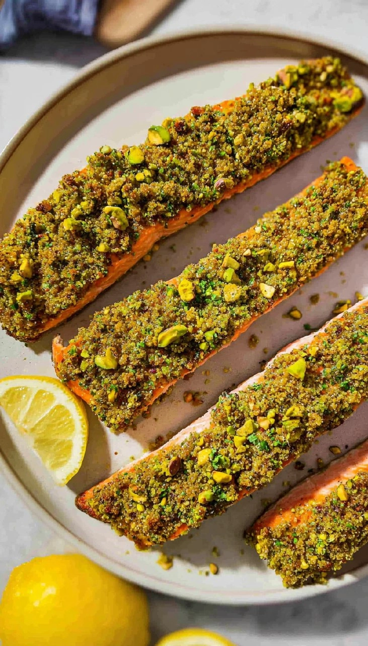 Pistachio Crusted Salmon